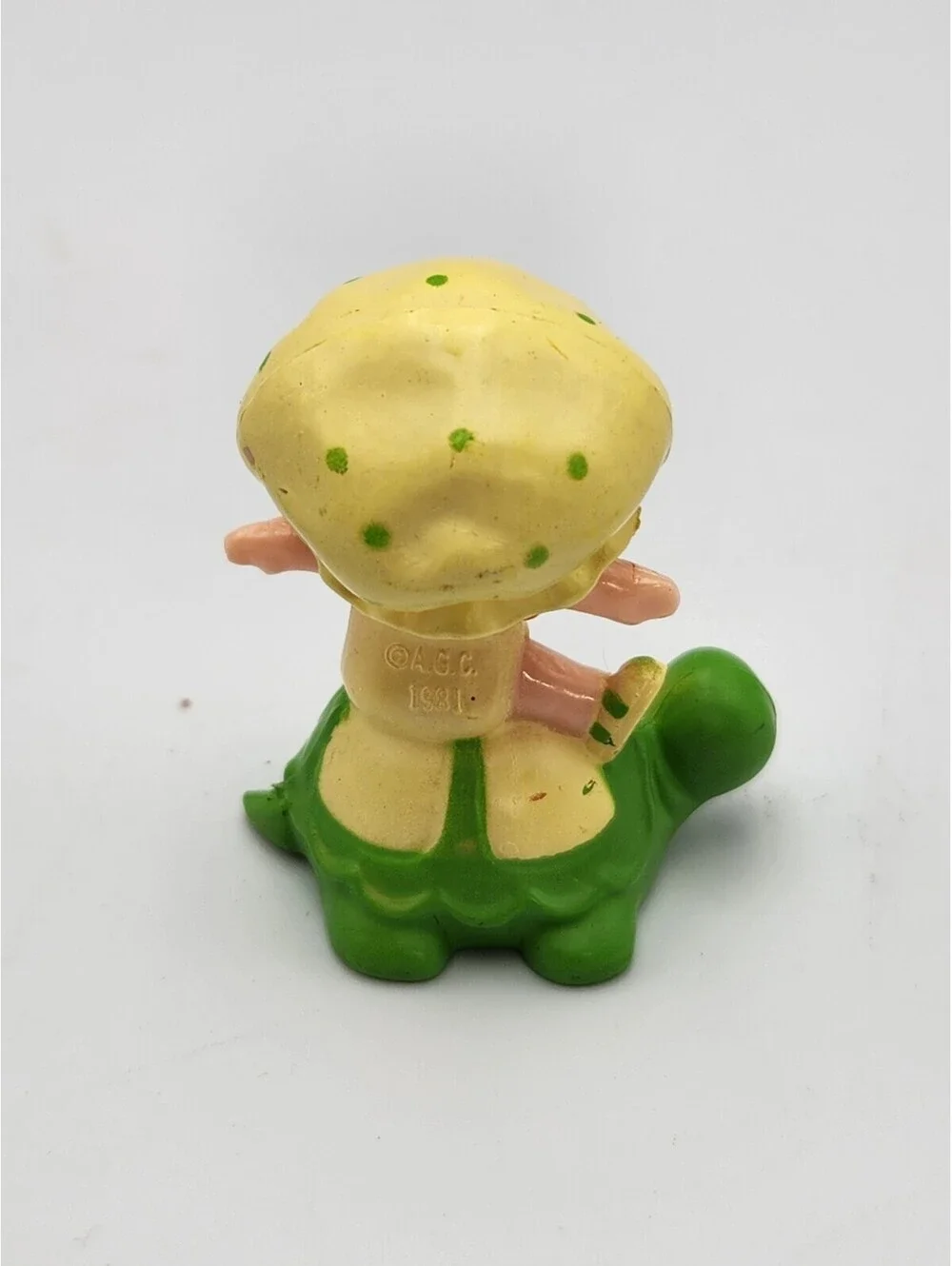 Apple Dumplin & Turtle 1980s Vintage Mini PVC Strawberry Shortcake Figure Q6